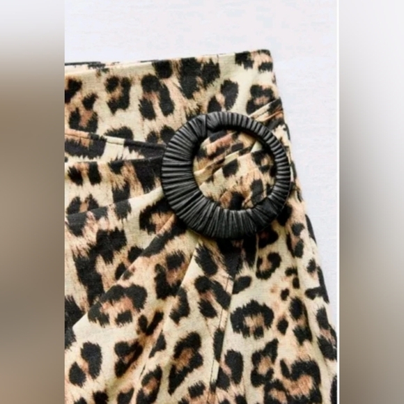 Zara Leopard Print Midi Skirt - Picture 7 of 8